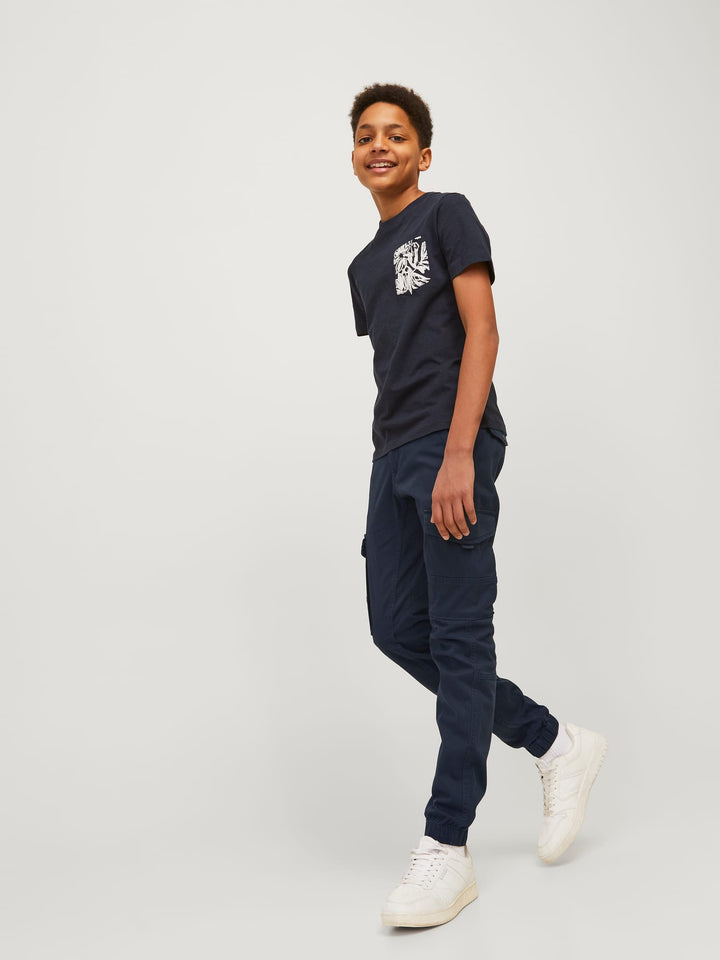 Jack & Jones Kids cargo broek navy – jongens