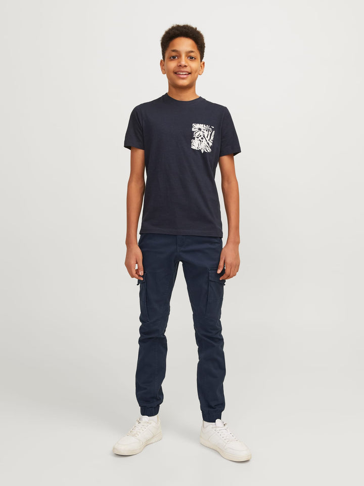 Jack & Jones Kids cargo broek navy – jongens