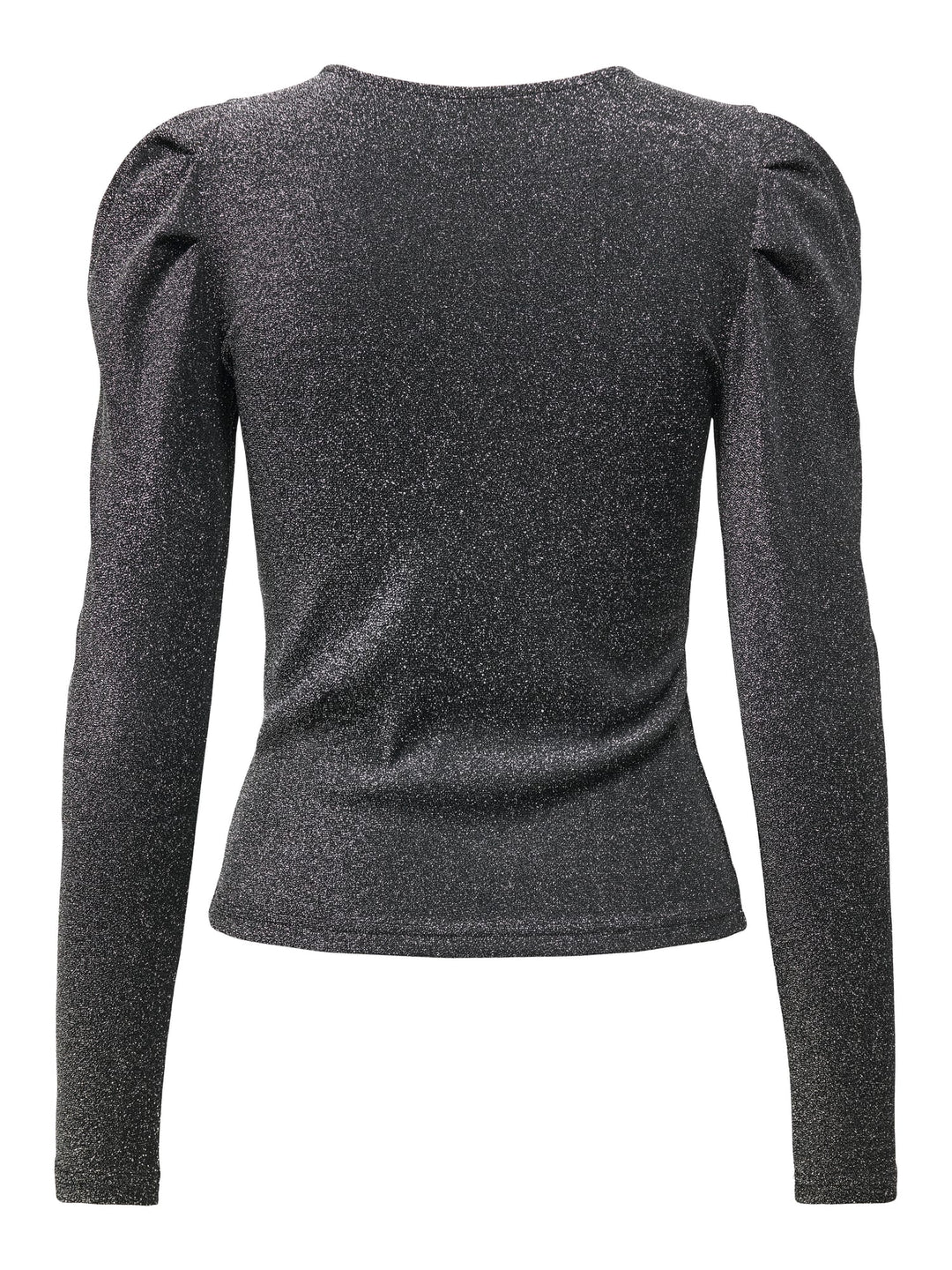 Only 15278055 Rich t-shirt l/m zilverkleurig