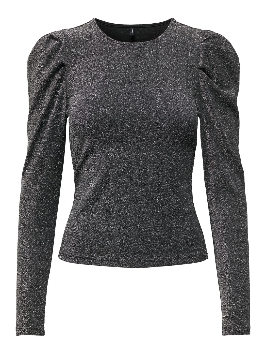Only 15278055 Rich t-shirt l/m zilverkleurig