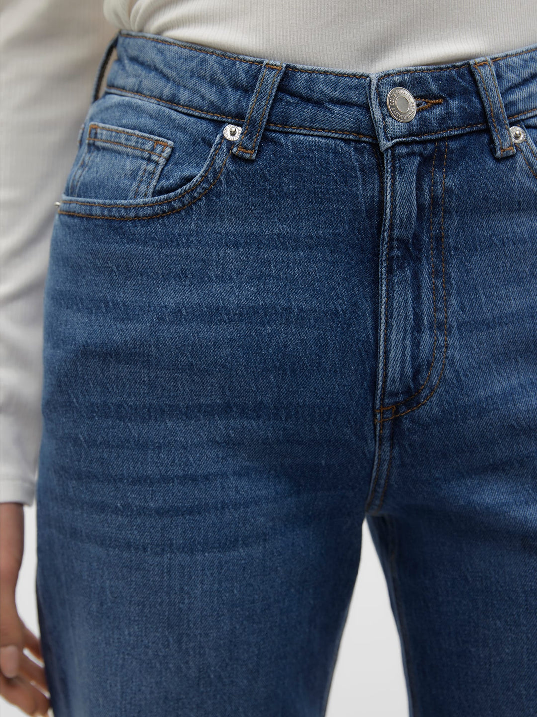 VERO MODA Tessa wide fit jeans – dames - Blue Denim - L32