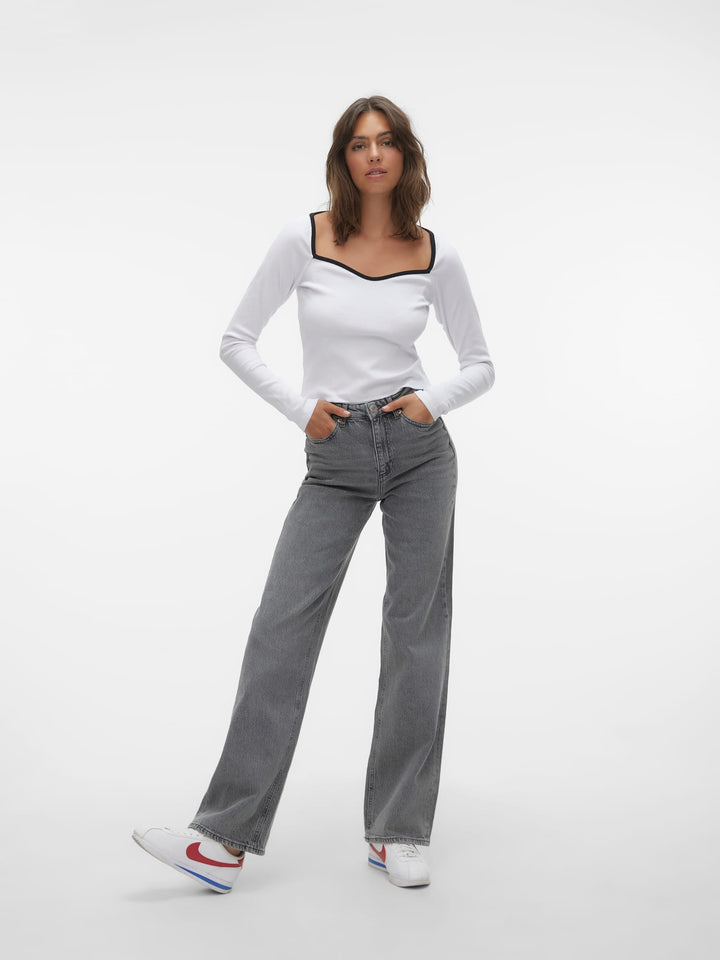 VERO MODA 10287304 Tessa jeans loose fit grey denim - L34
