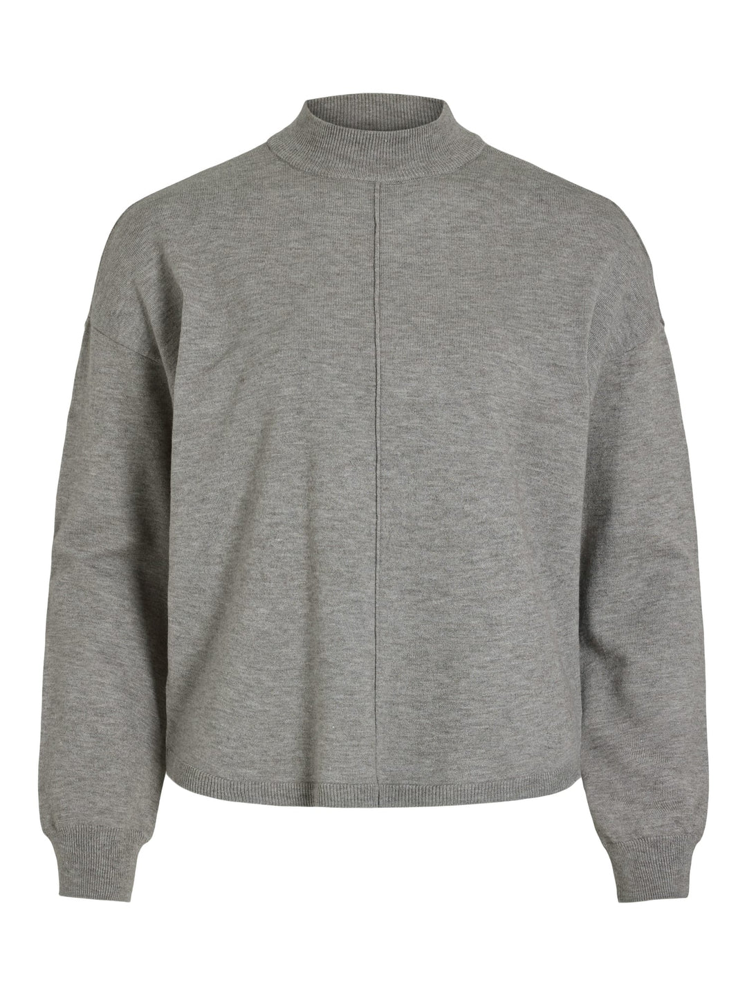 Vila VIAMANDA L/S KNIT TOP grijs melee – dames trui