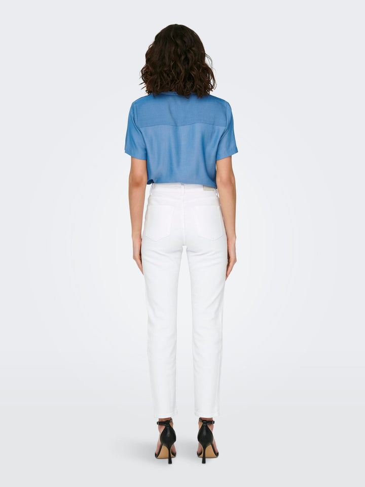 Only Emily jeans wit – dames regular-straight fit - L30