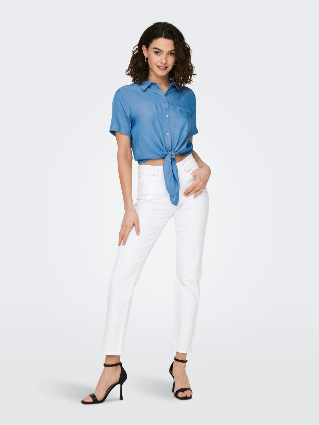 Only Emily jeans wit – dames regular-straight fit - L32
