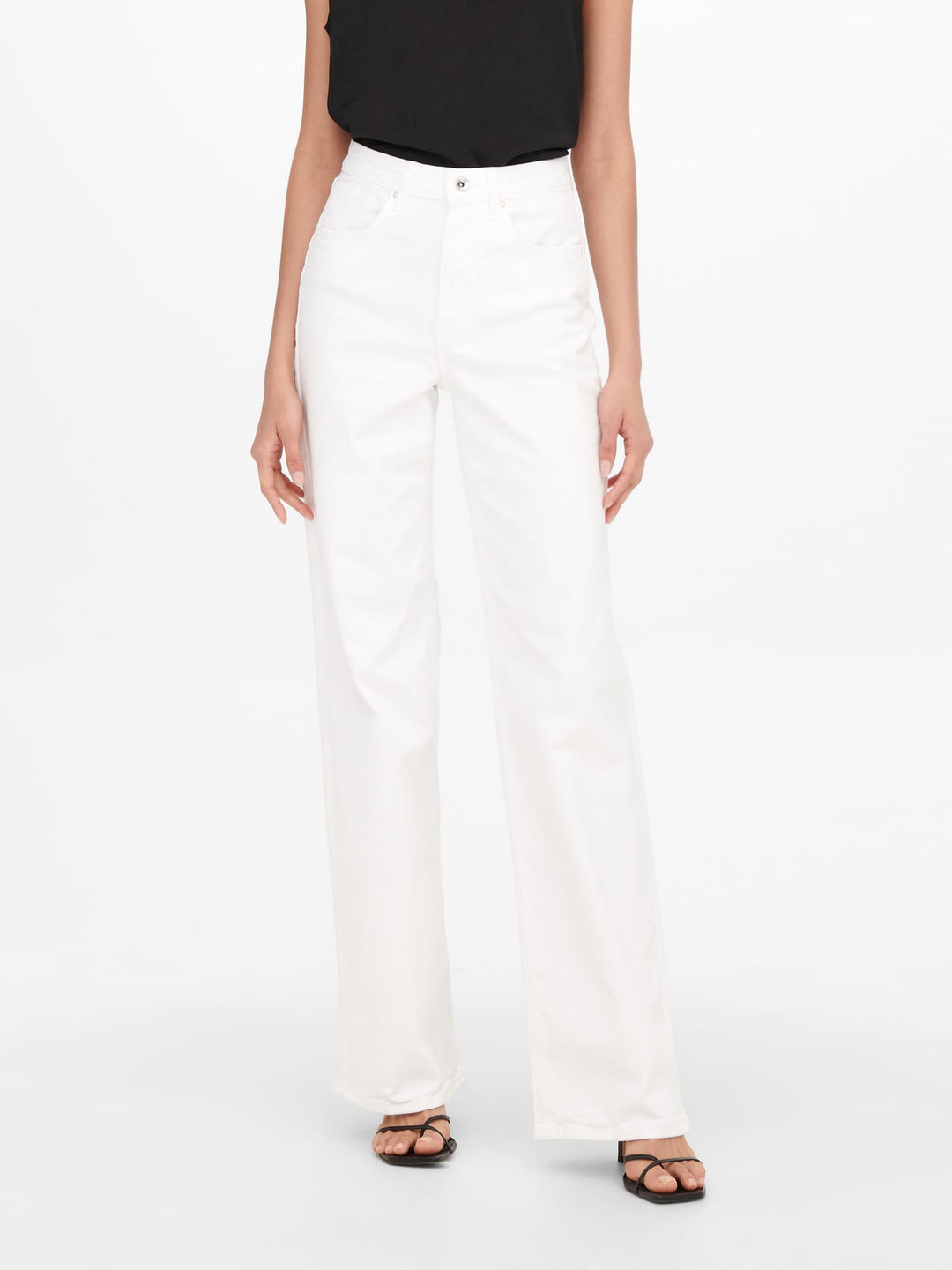 Only Juicy jeans wit – dames regular-straight fit - L32