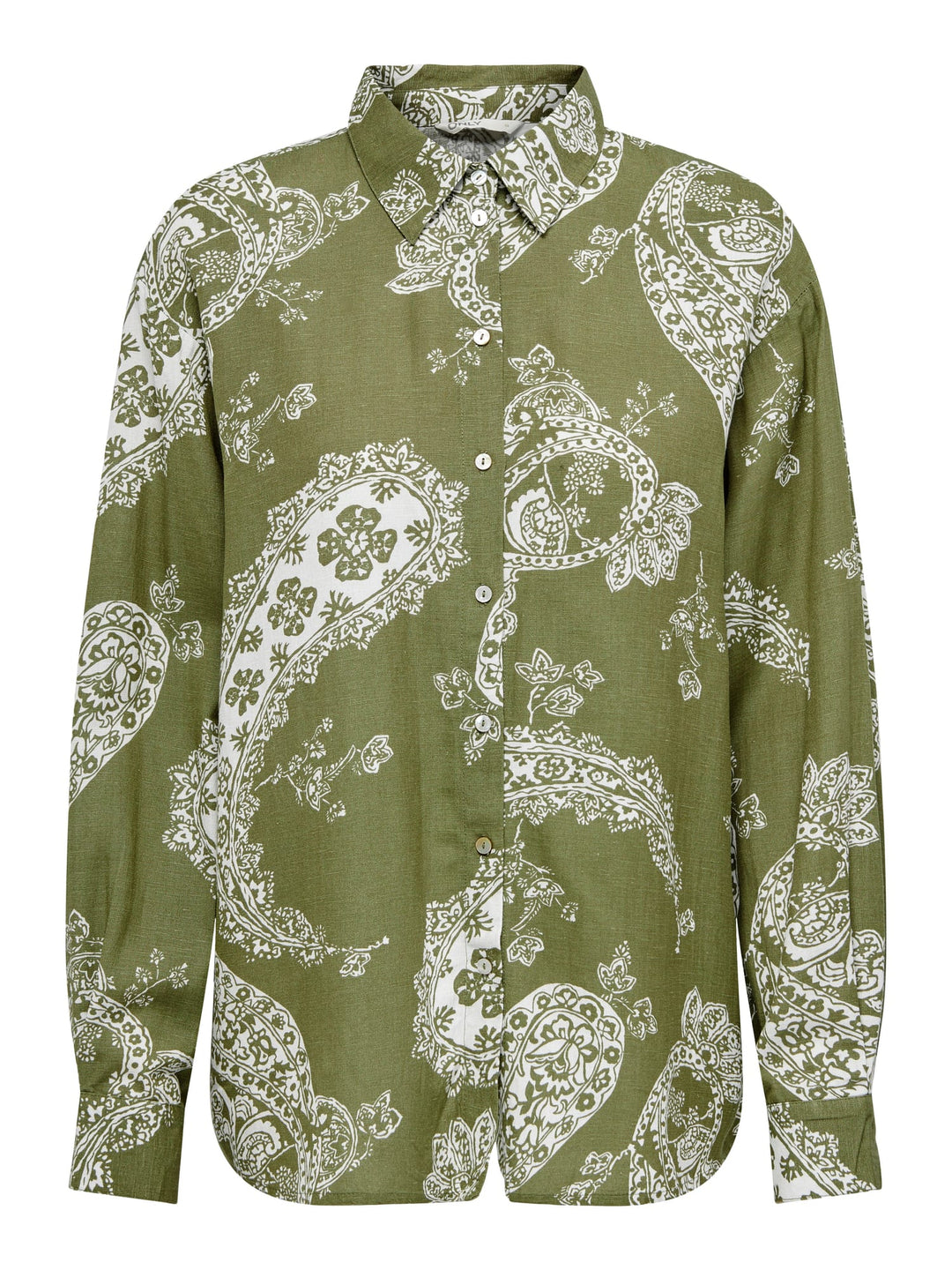 Only Bella blouse groen dessin – dames