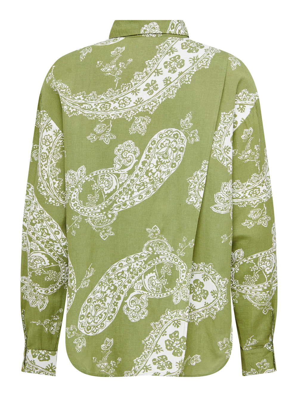 Only Bella blouse groen dessin – dames