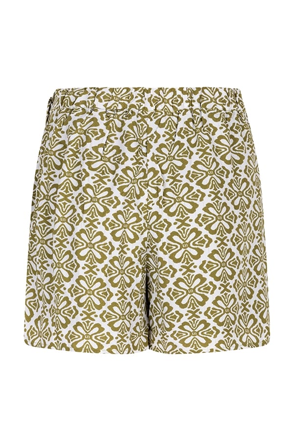 Lofty Manner QC40 skort Paola – dames skort - Groen Dessin