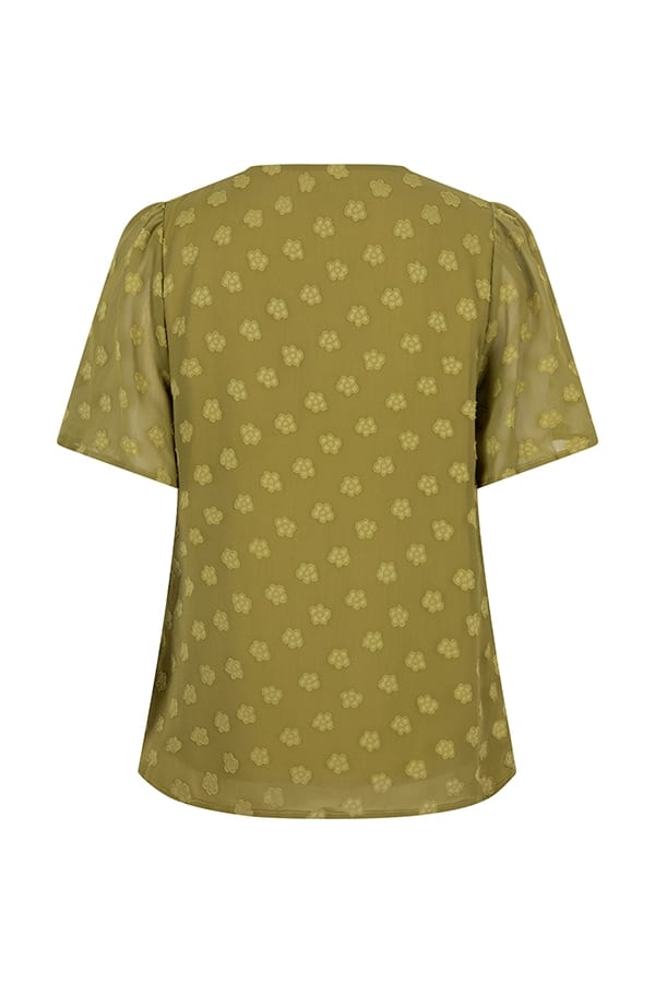 Lofty Manner Blouse Bella - groene damesblouse