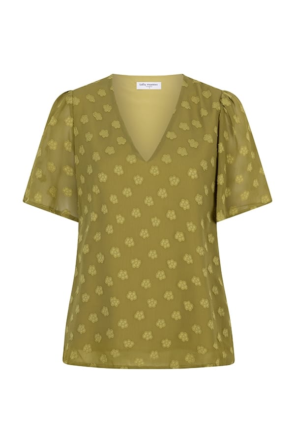 Lofty Manner Blouse Bella - groene damesblouse