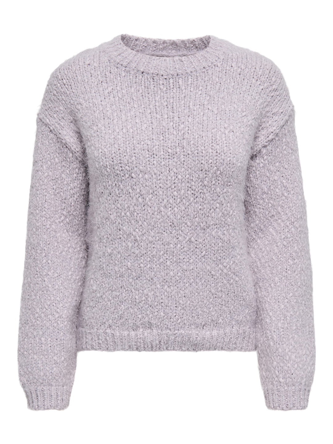 Only ONLBEA LS O-NECK CC KNT trui lila – dames