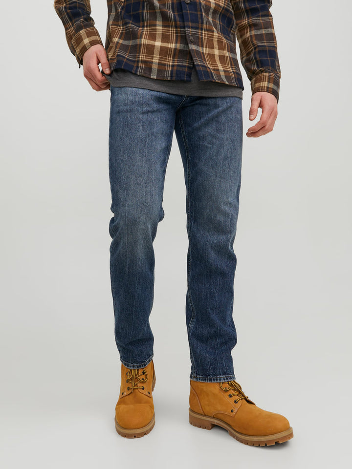Jack & Jones tapered fit jeans blauw - heren - Blue Denim - L30