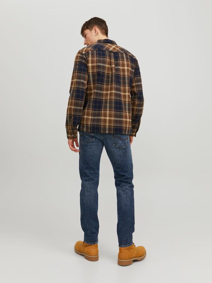 Jack & Jones tapered fit jeans blauw - heren - Blue Denim - L30