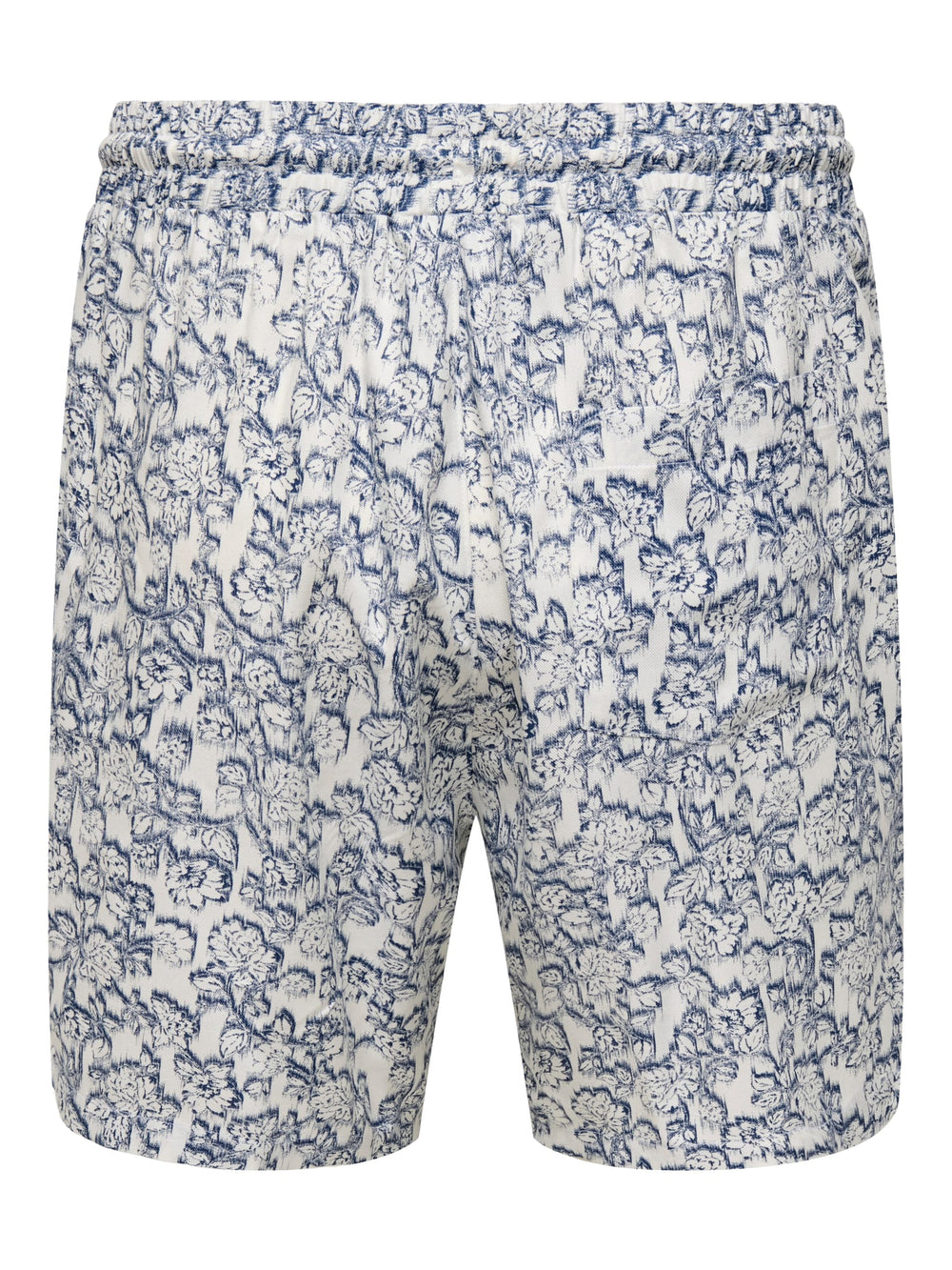 ONLY & SONS ONSTEL DASH LIFE REG AOP SHORTS – heren - Wit Dessin