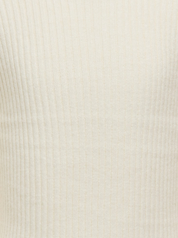 KIDS ONLY KOGKATIA L/S HIGHNECK PULLOVER – meisjes trui - Ecru