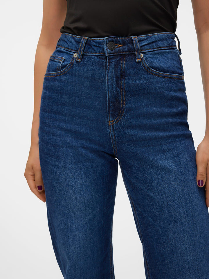 VERO MODA Tessa wide fit jeans – dames - Blue Denim - L32