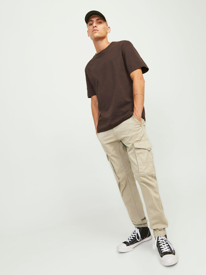 Jack & Jones JPSTPAUL FLAKE Cargo broek licht bruin – heren - L34