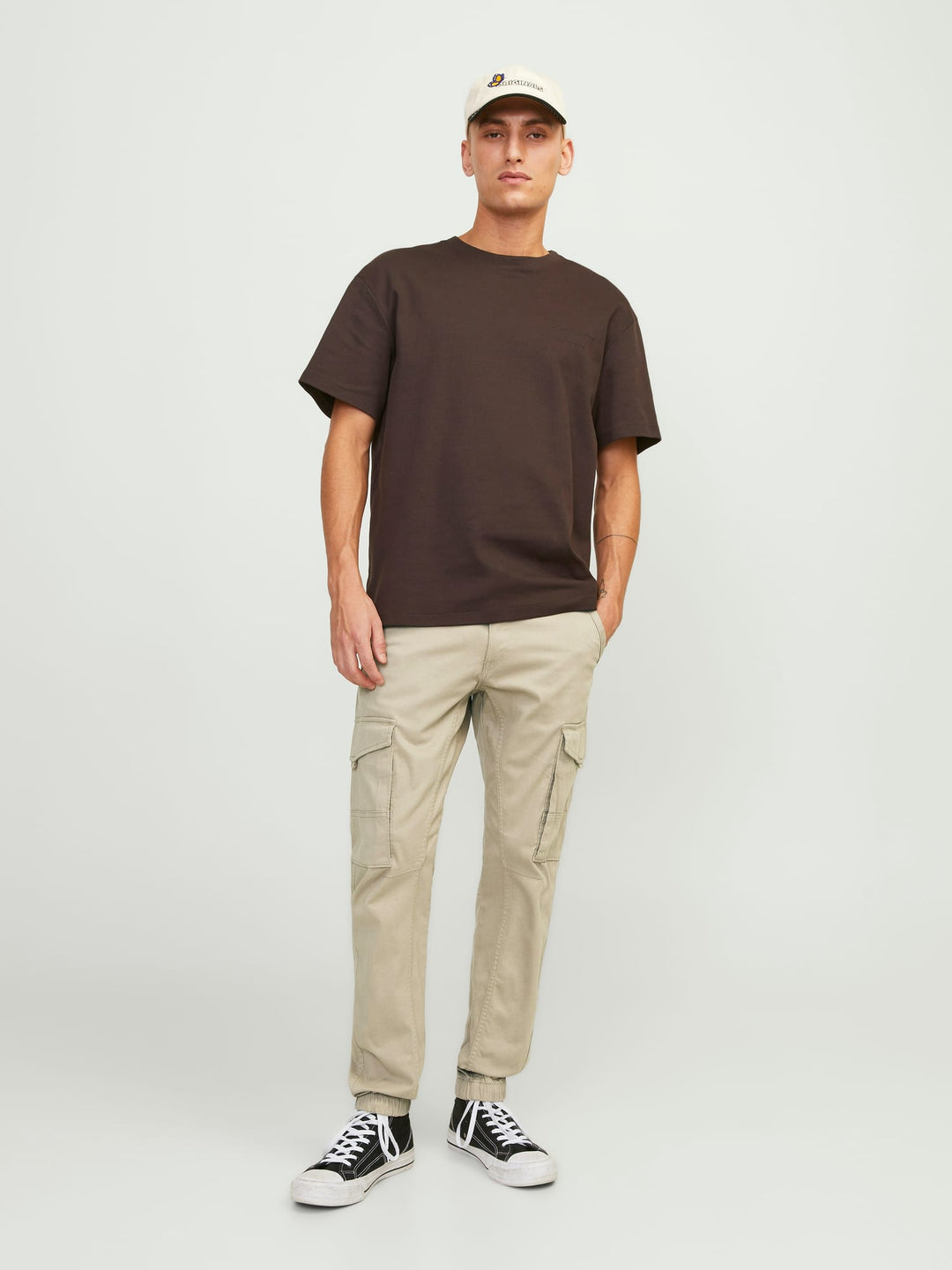 Jack & Jones JPSTPAUL FLAKE Cargo broek licht bruin – heren - L34
