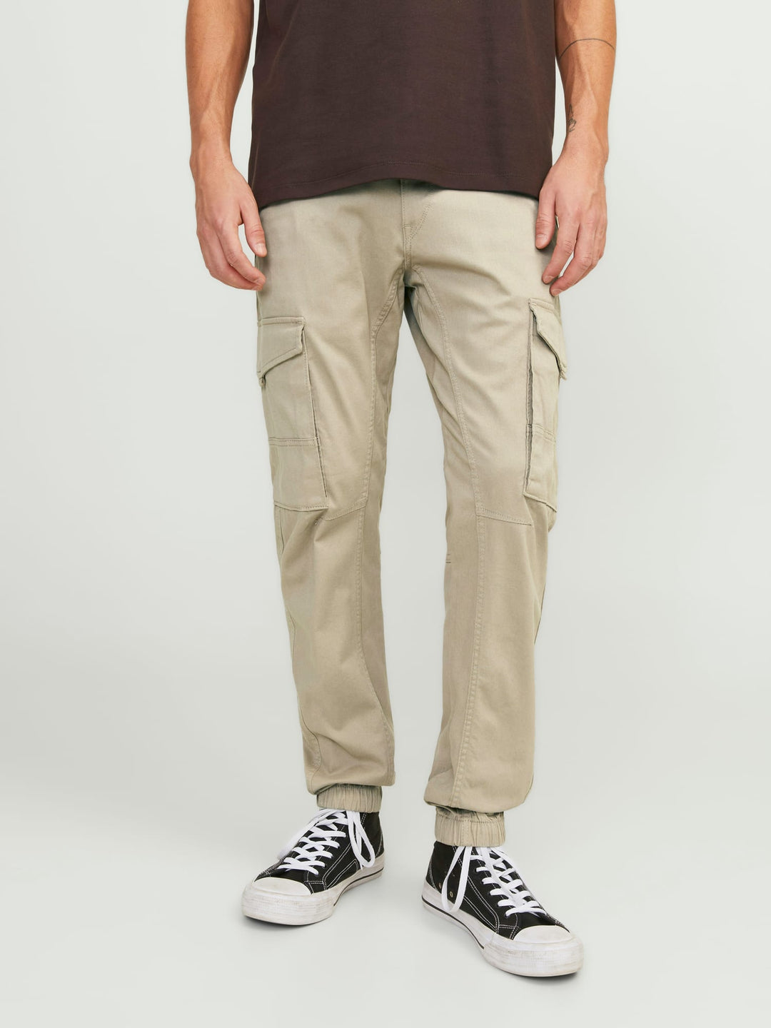 Jack & Jones JPSTPAUL FLAKE Cargo broek licht bruin – heren - L34