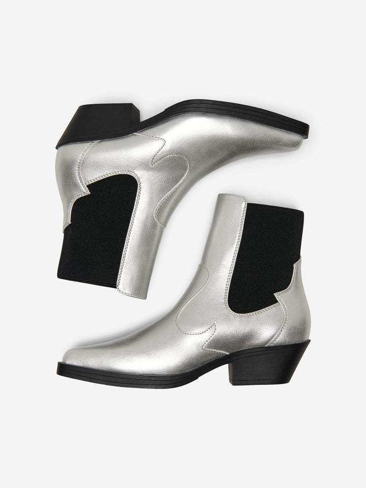 Only Bronco laarzen zilverkleurig – dames
