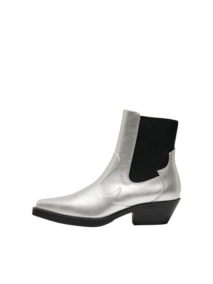 Only Bronco laarzen zilverkleurig – dames
