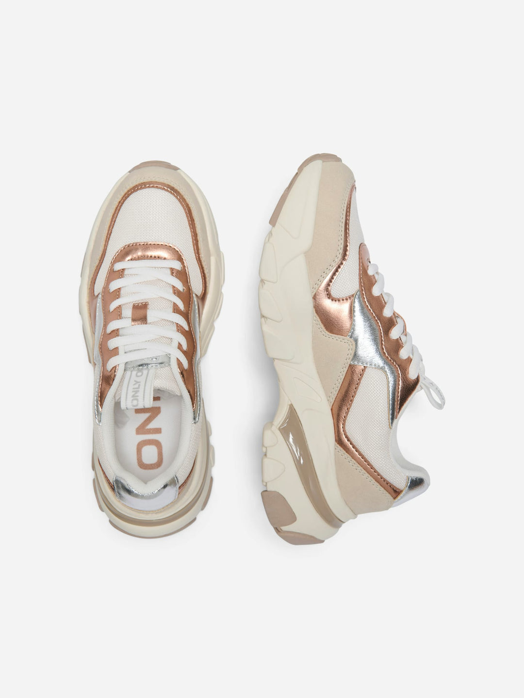Only ONLSUFI-2 chunky sneaker bruin dessin – dames