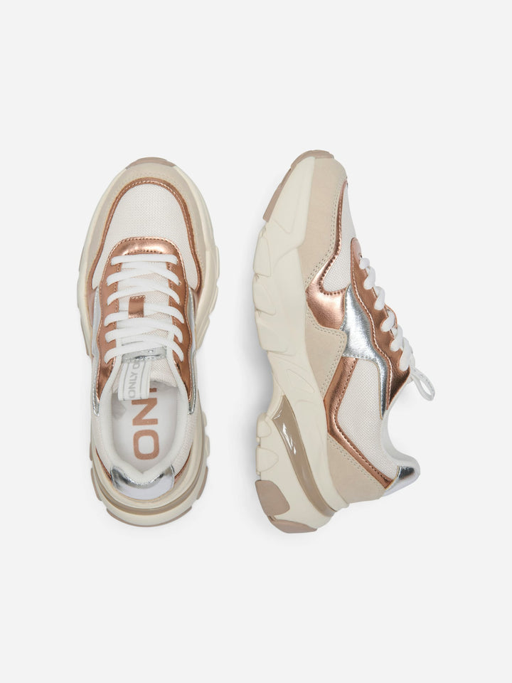 Only ONLSUFI-2 chunky sneaker bruin dessin – dames