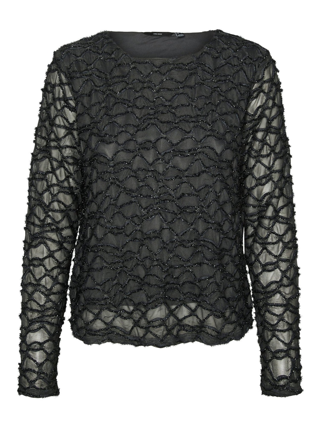 VERO MODA Elga top antraciet – dames