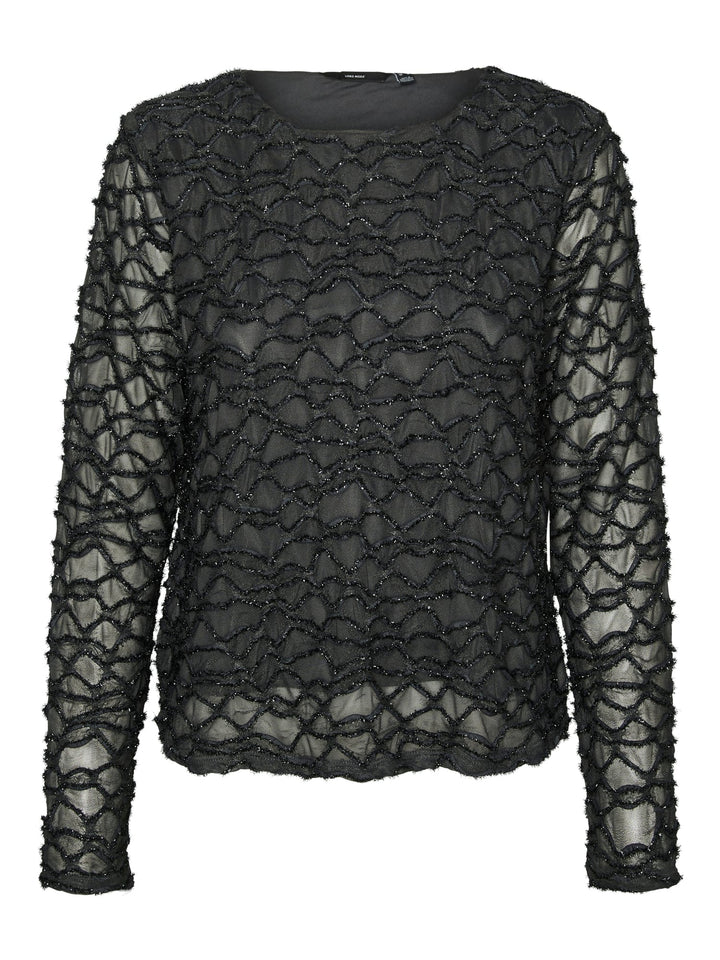 VERO MODA Elga top antraciet – dames