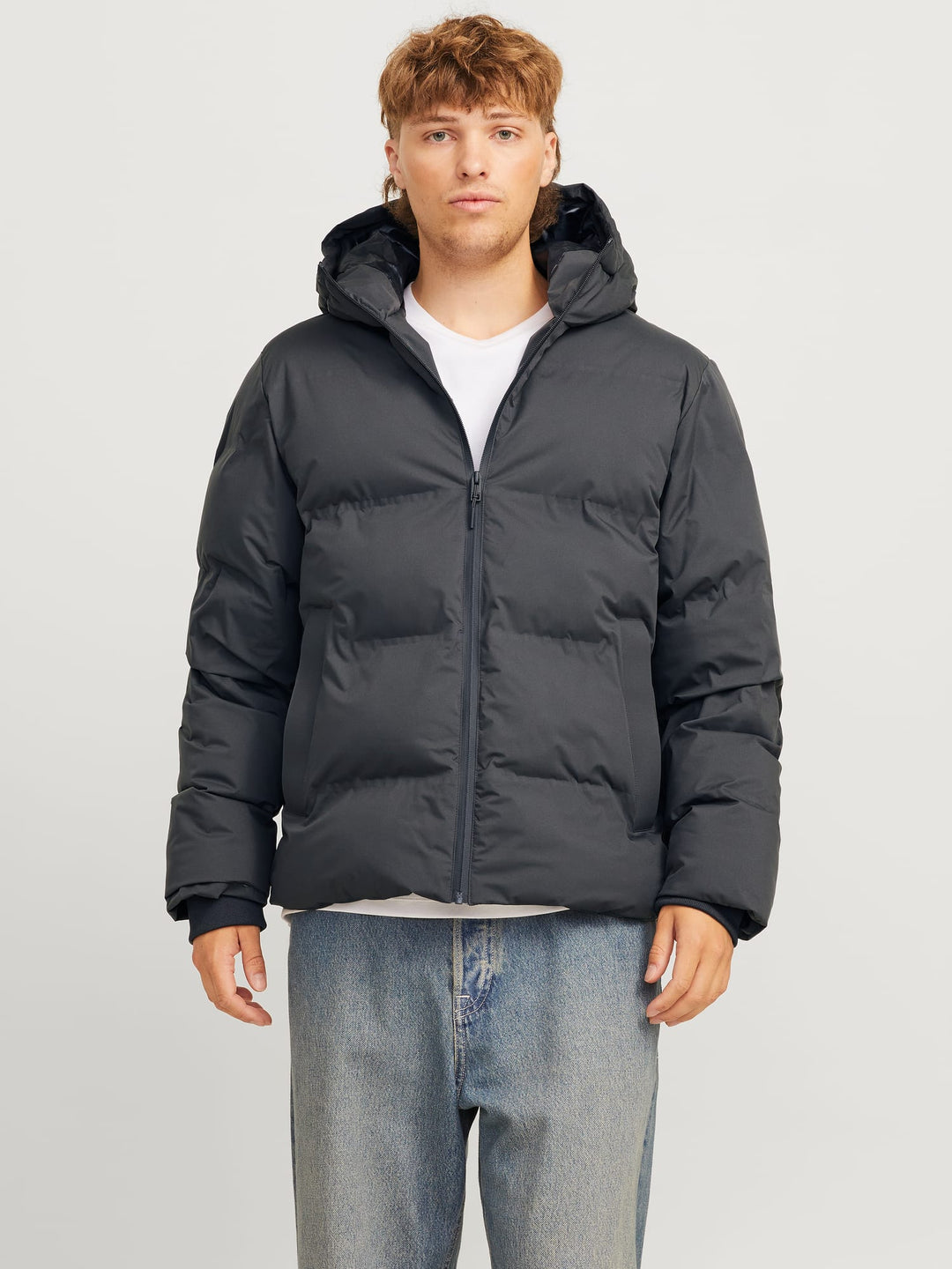 Jack & Jones 12256887 Payne puffer jacket antraciet – heren