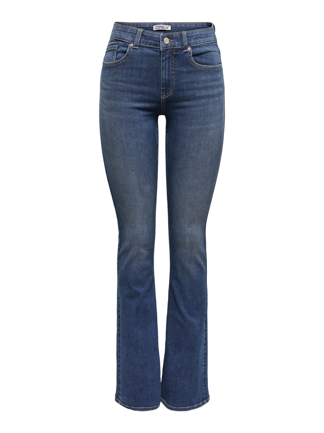 Only flared fit jeans blauw denim – dames - Blue Denim - L34