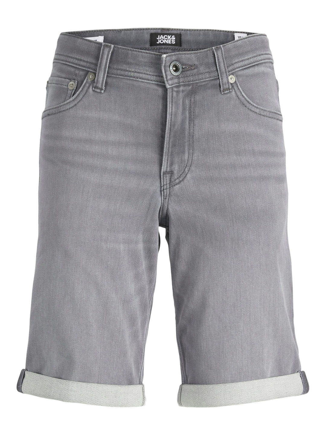 Jack & Jones Kids JJIRICK JJICON shorts grijs denim – jongens - Grey Denim