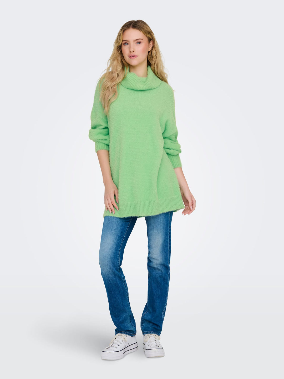 Only Piumo trui mint – dames gebreide pullover