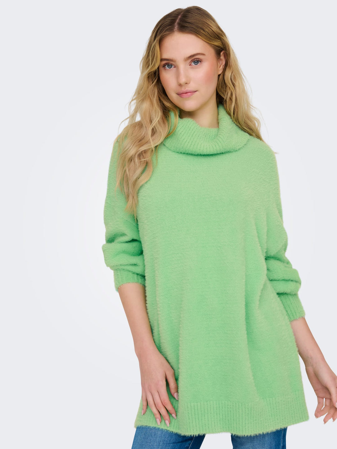 Only Piumo trui mint – dames gebreide pullover