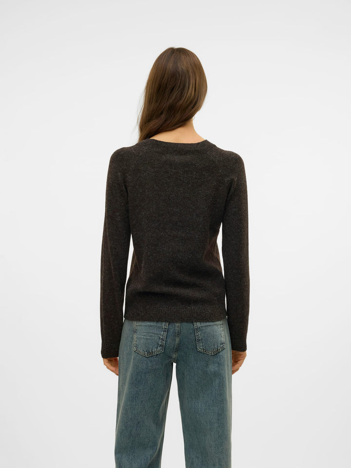 VERO MODA Doffy trui bruin melee – dames