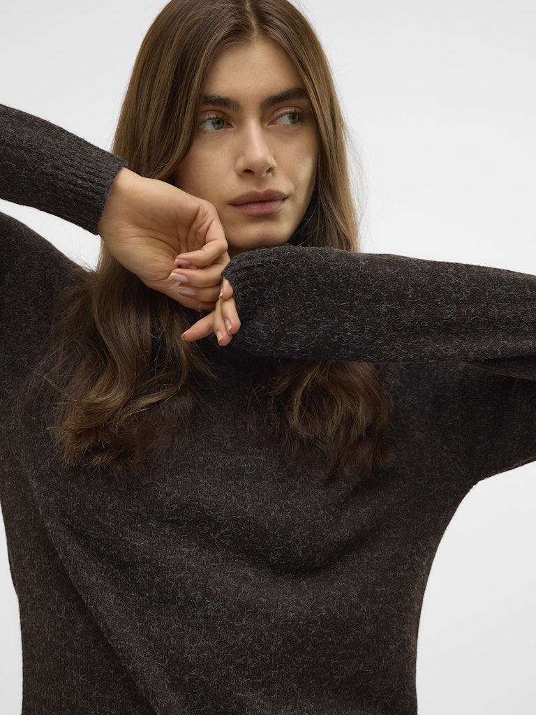 VERO MODA Doffy trui bruin melee – dames