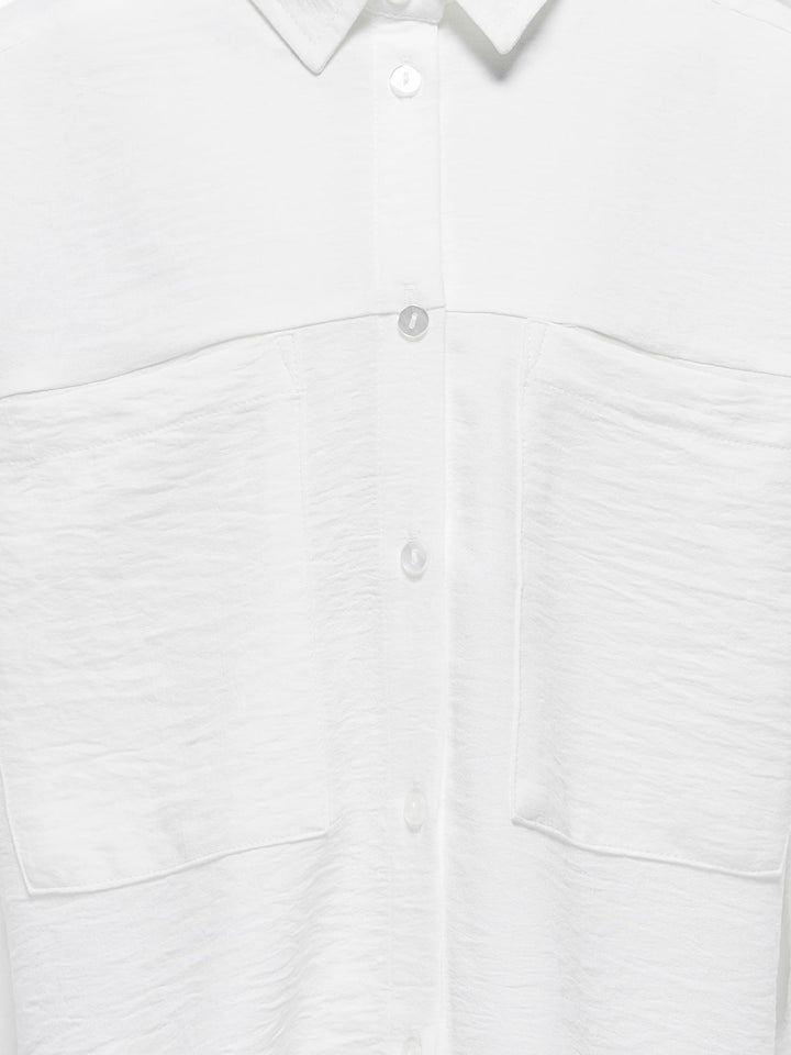 Kids Only Mette blouse l/m off-white – meisjes