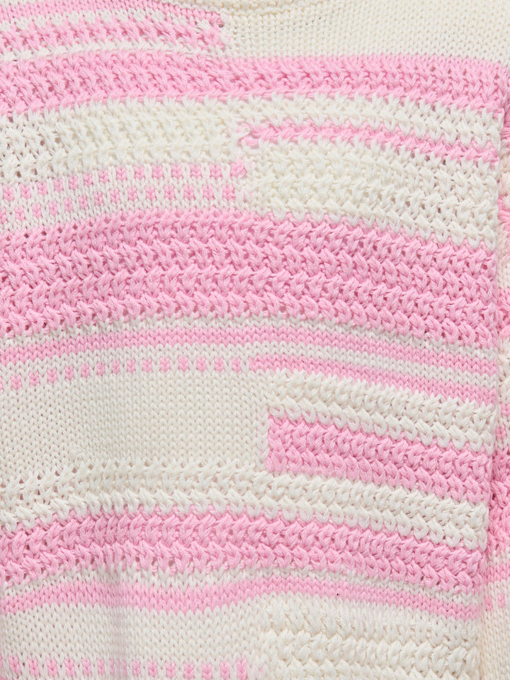 Kids Only KOGSUTHA L/S DETAIL KNT trui meisjes – roze dessin