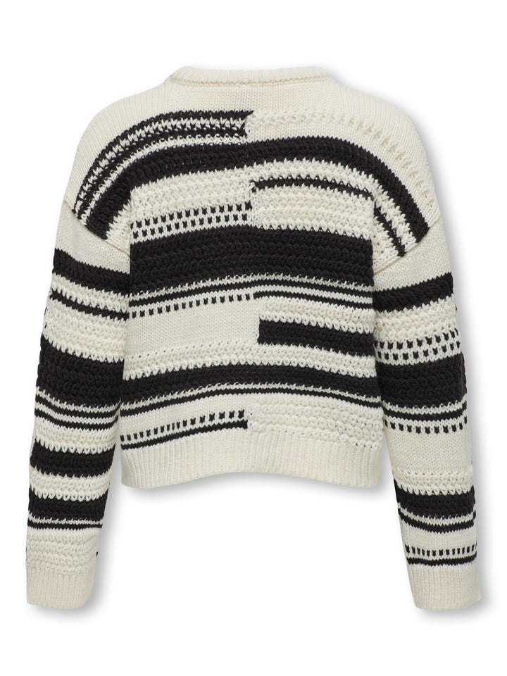 Kids Only 15329329 sutha trui meisjes zwart dessin