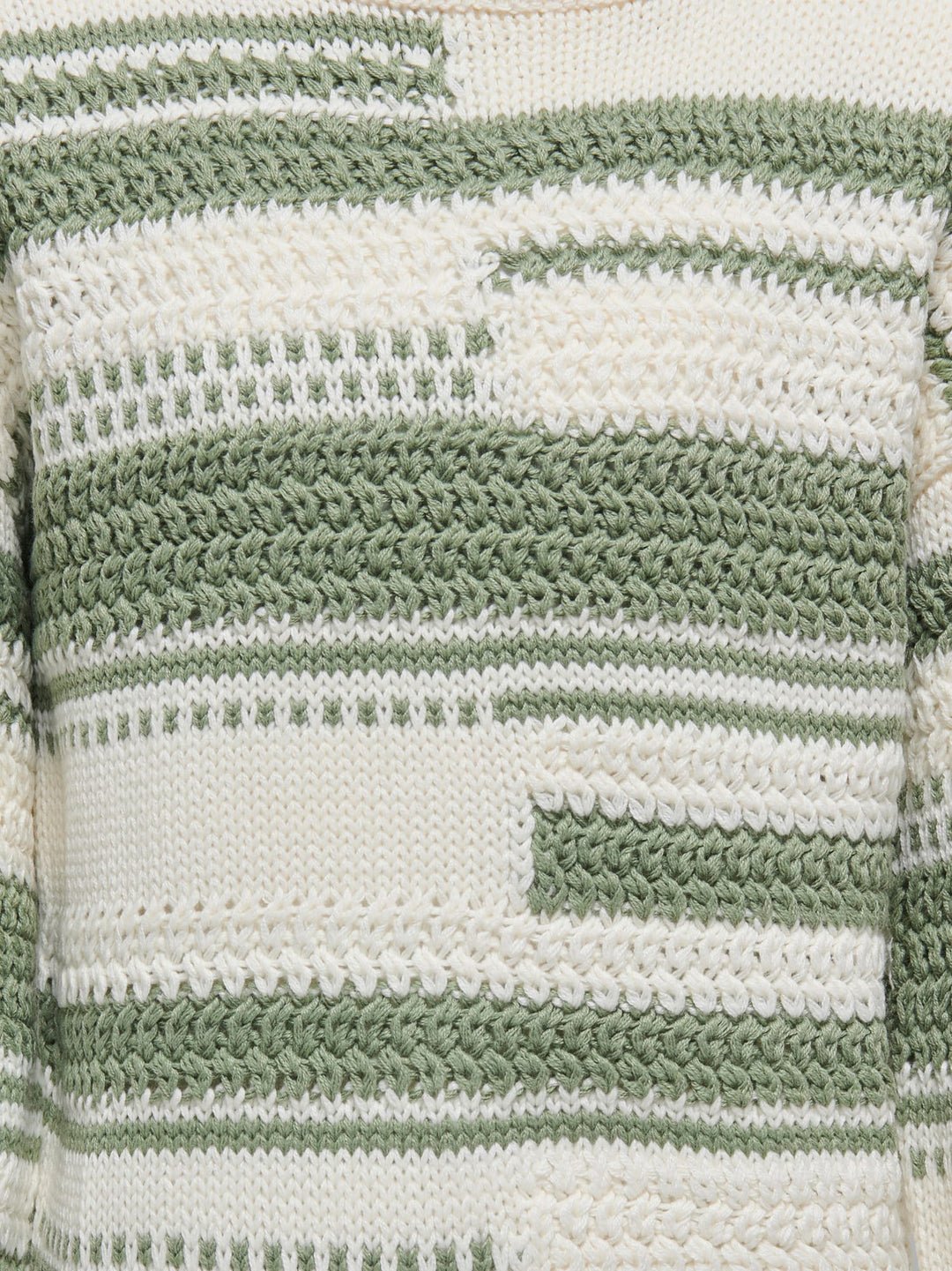 Kids Only KOGSUTHA L/S DETAIL KNT trui meisjes – groen dessin