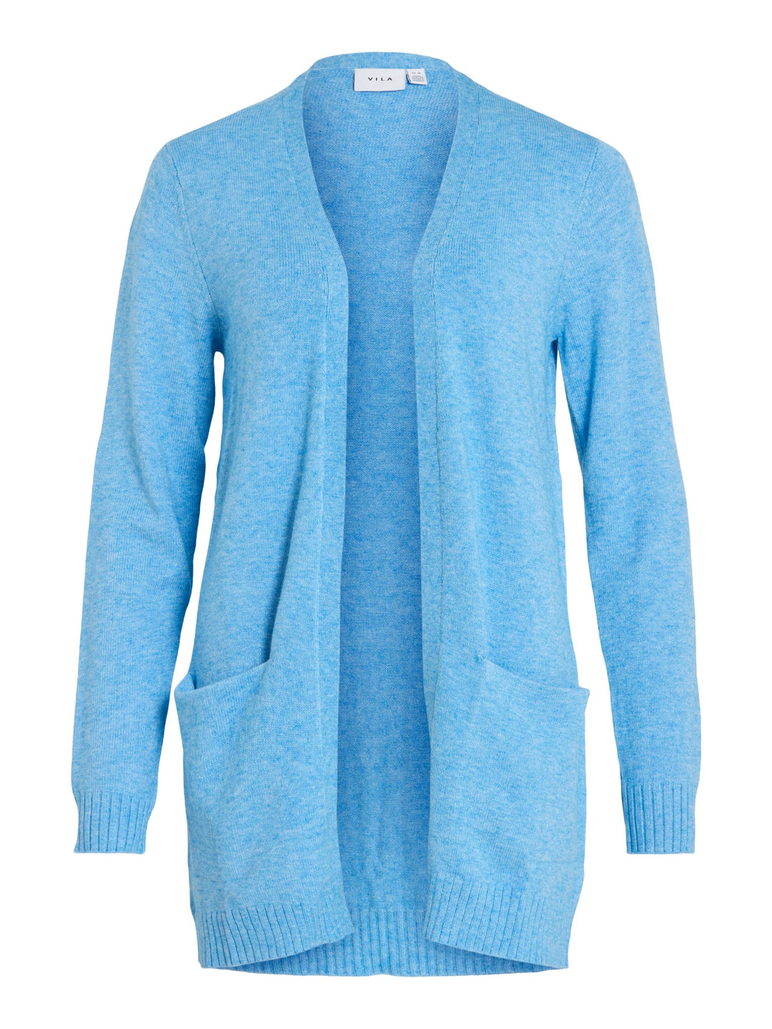 Vila Ril vest gebreid lichtblauw – dames