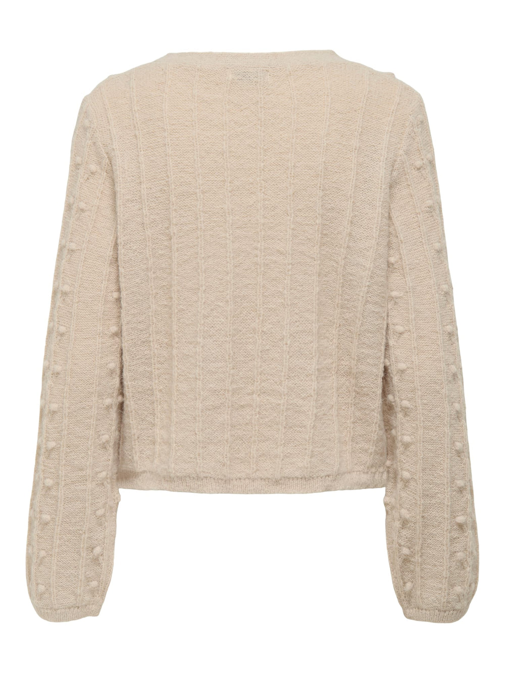 Jacqueline de Yong Sigrid vest gebreid dames - beige