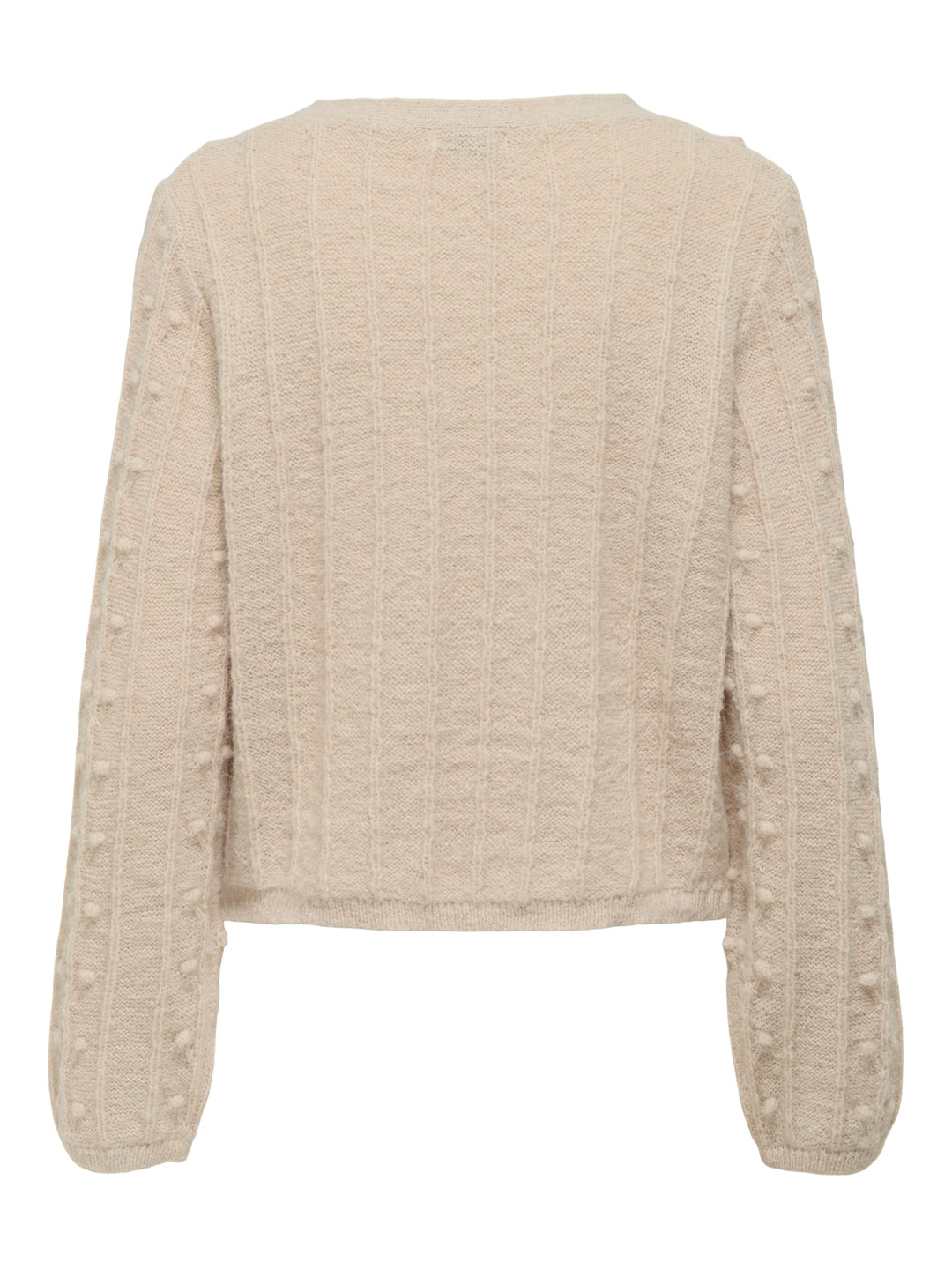 Jacqueline de Yong Sigrid vest gebreid dames - beige