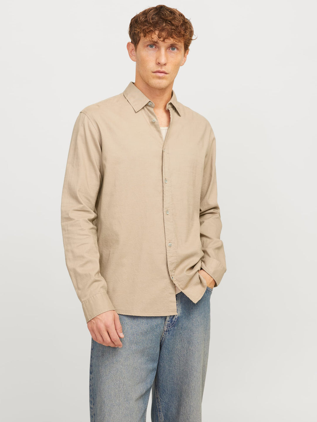 Jack & Jones Pierre overhemd oud groen – heren