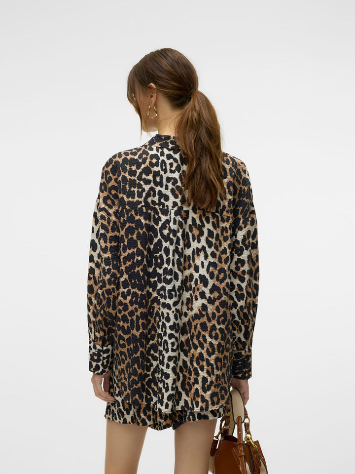 VERO MODA 10315150 josie blouse l/m zwart dessin