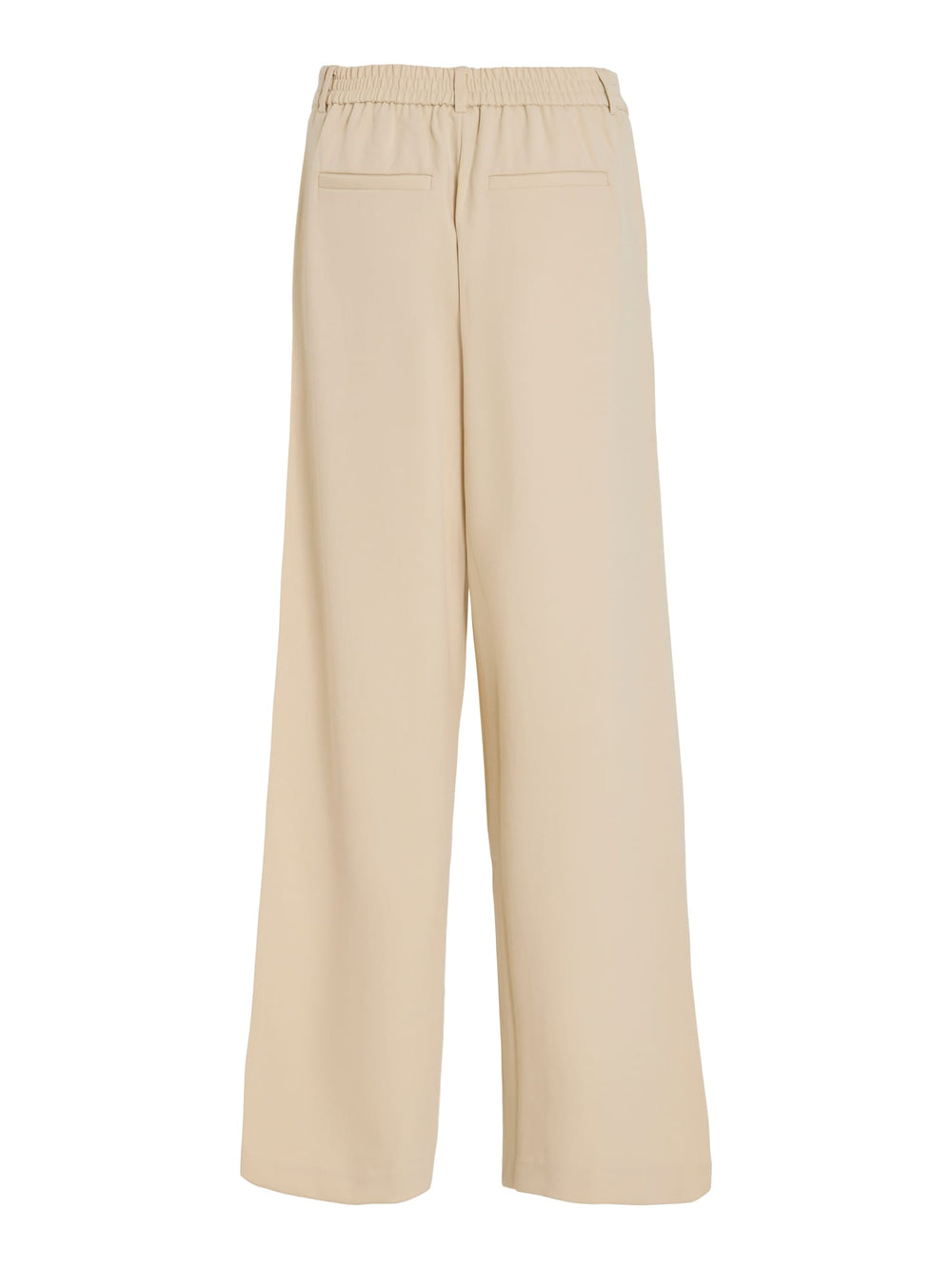 Vila VIVARONE HW WIDE PANT zand – dames lange broek