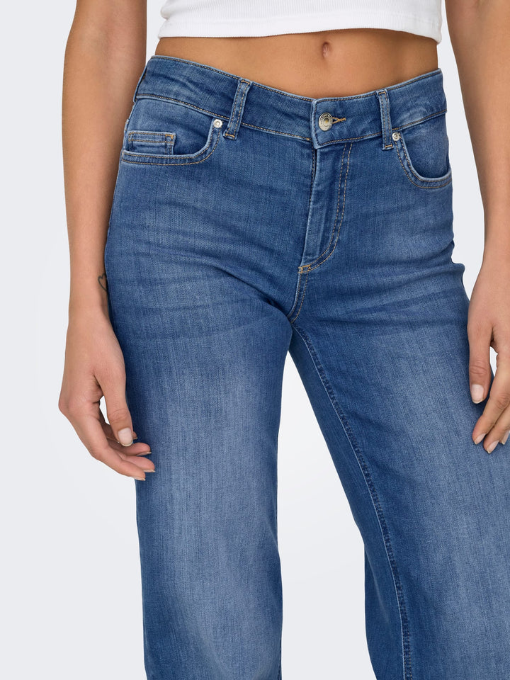Only 15330787 Blush jeans bootcut flare fit – dames - Blue Denim - L34