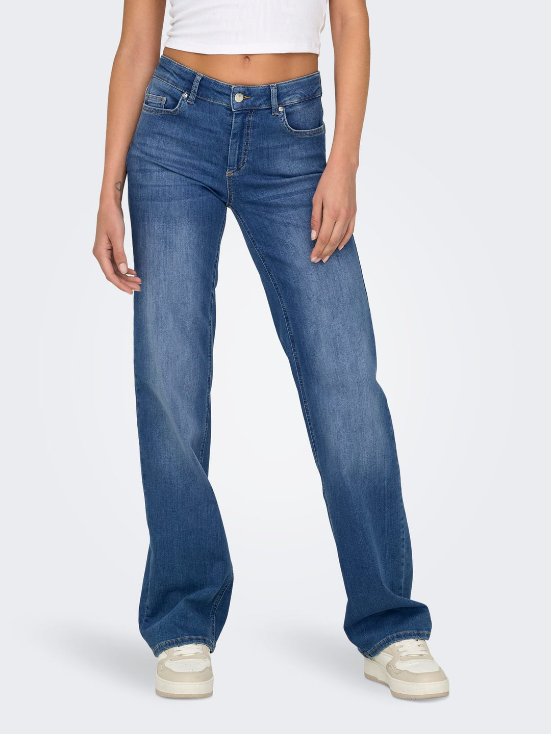 Only 15330787 Blush jeans bootcut flare fit – dames - Blue Denim - L34