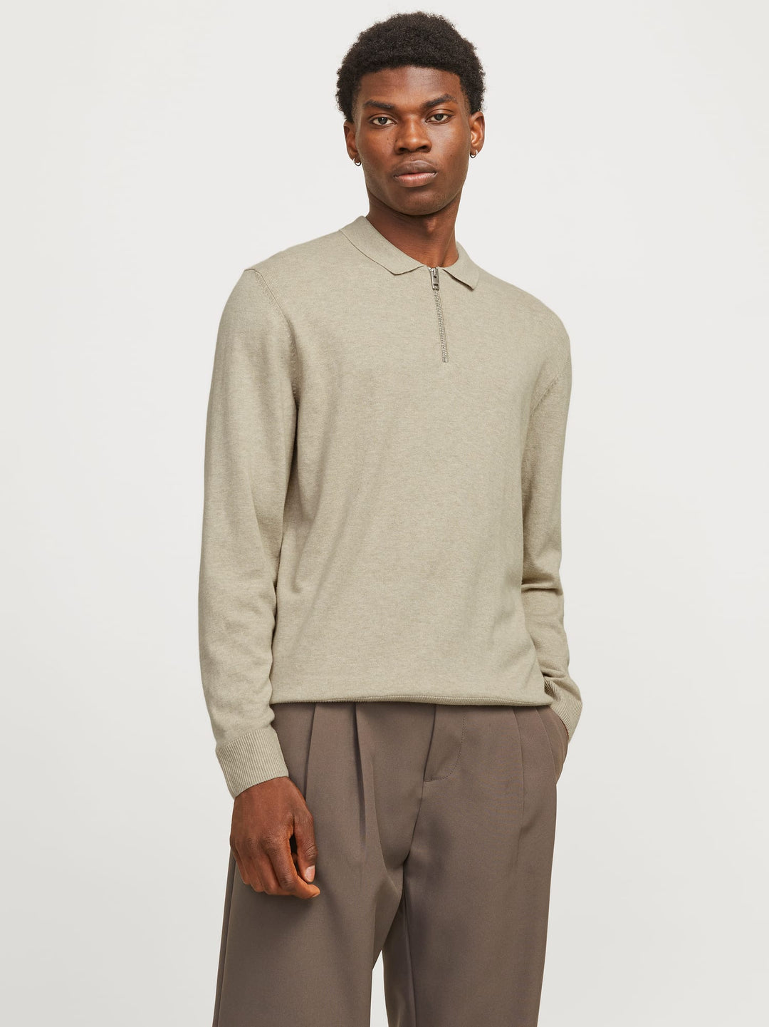 Jack & Jones 12268210 Emil trui beige – heren